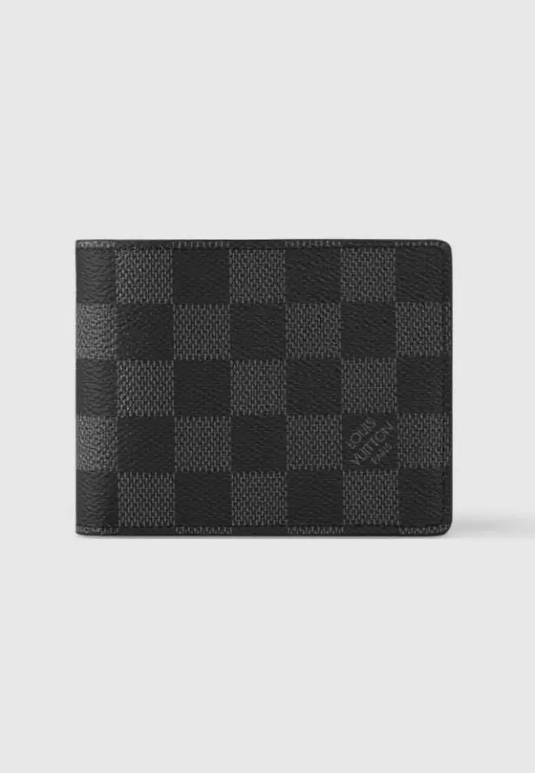 Slender Wallet Damier Graphite