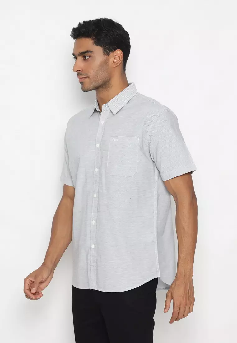 POLICE Kemeja Printing Regular Fit Pria