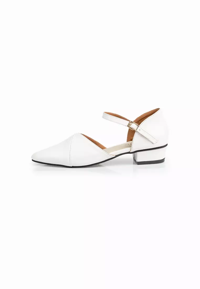 SEIS Salsa Sepatu Heels Wanita Hak 3 cm - WHITE