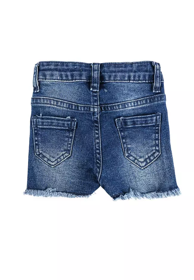 Purple sale denim shorts