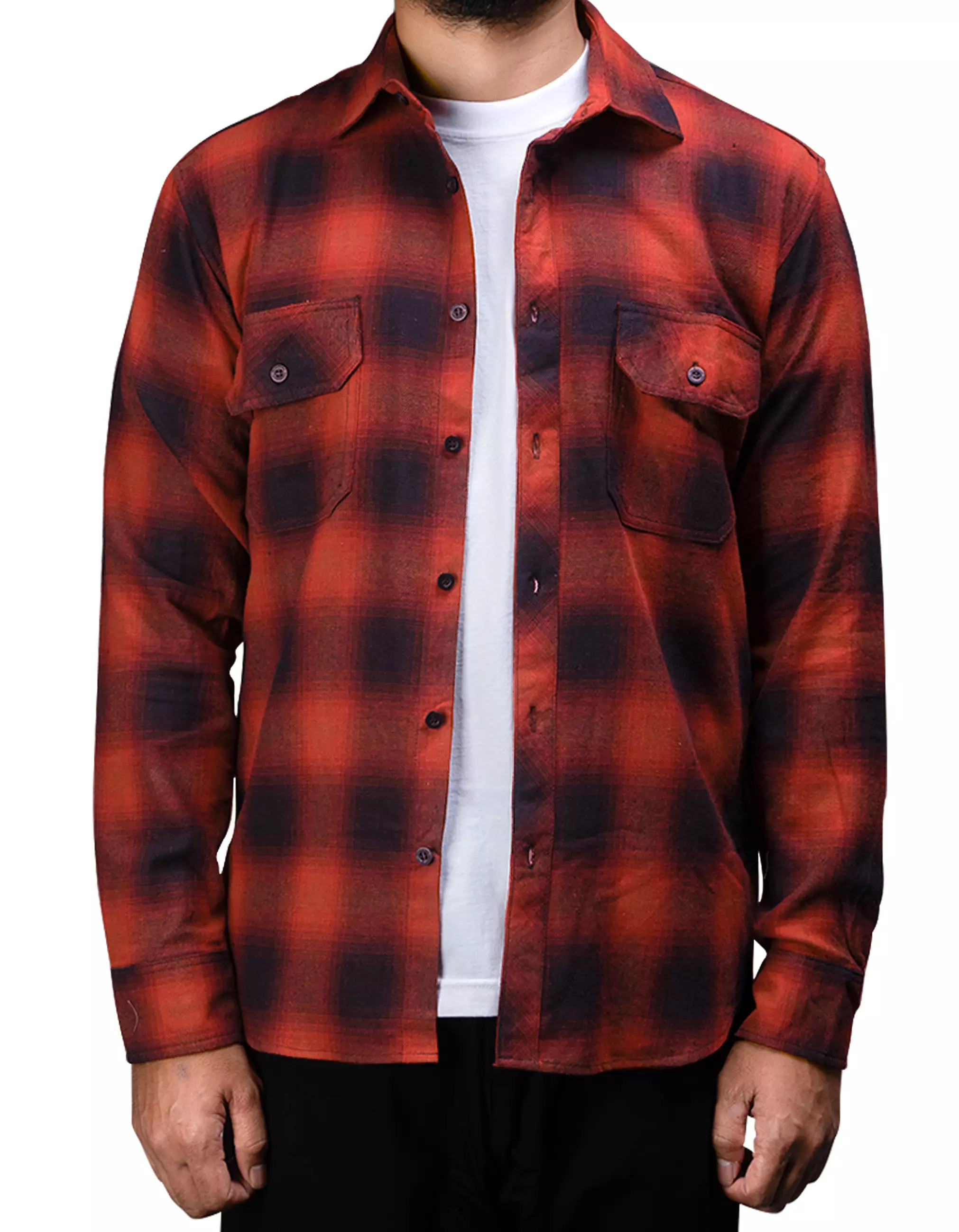 Gloaming Kemeja Flanel Veterano Panjang Avior Pria