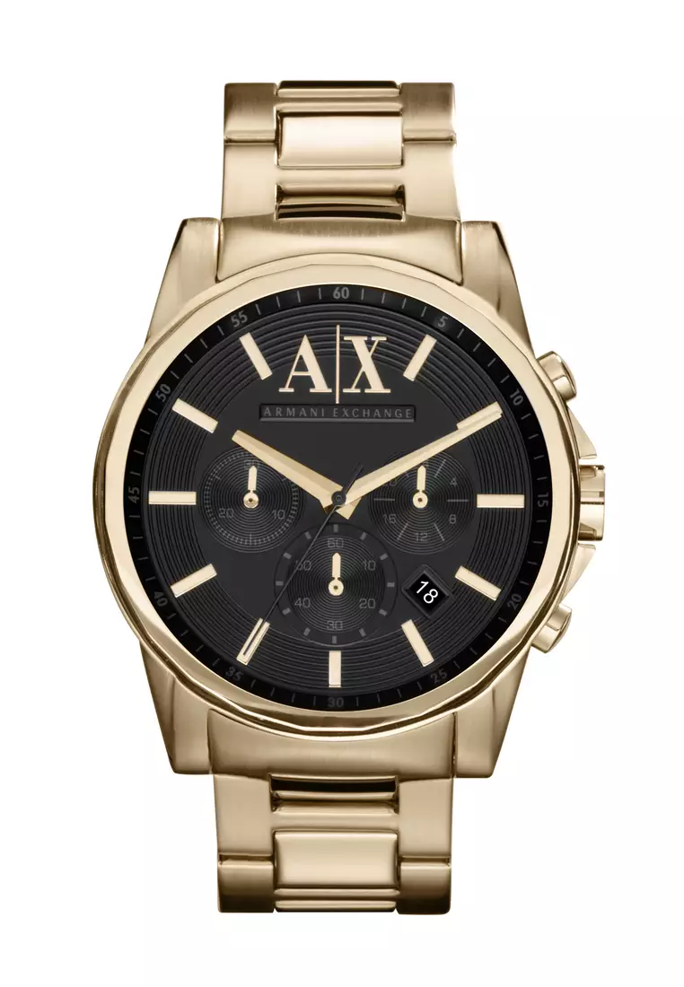 Buy Armani Exchange Armani Exchange Gold Watch AX2095 2023 Online ...