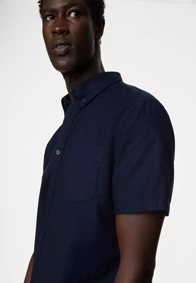 Buy MARKS & SPENCER M&S COLLECTION 2pk Pure Cotton Oxford Shirts 2024