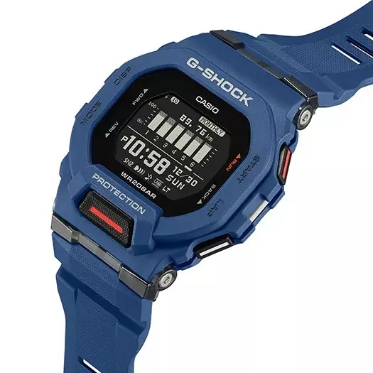 Casio G-Shock GBD-200-2DR Karet Biru Cowok