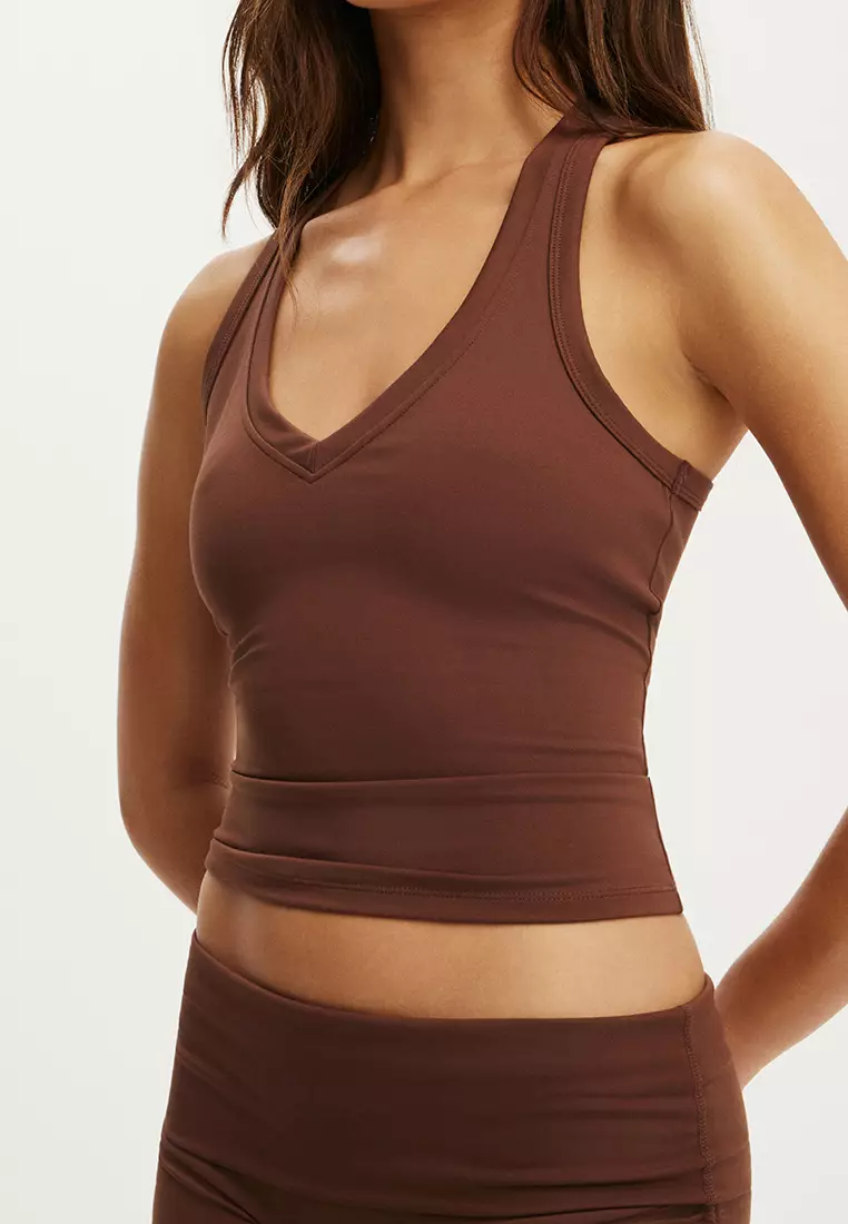 SOFT TANK　704545 Buy Cotton On Body Ultra Soft Plunge Front Racer Tank Top 2026