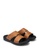 Louis Cuppers brown Buckle Slip On Sandals 71C86SHD37F0BFGS_2