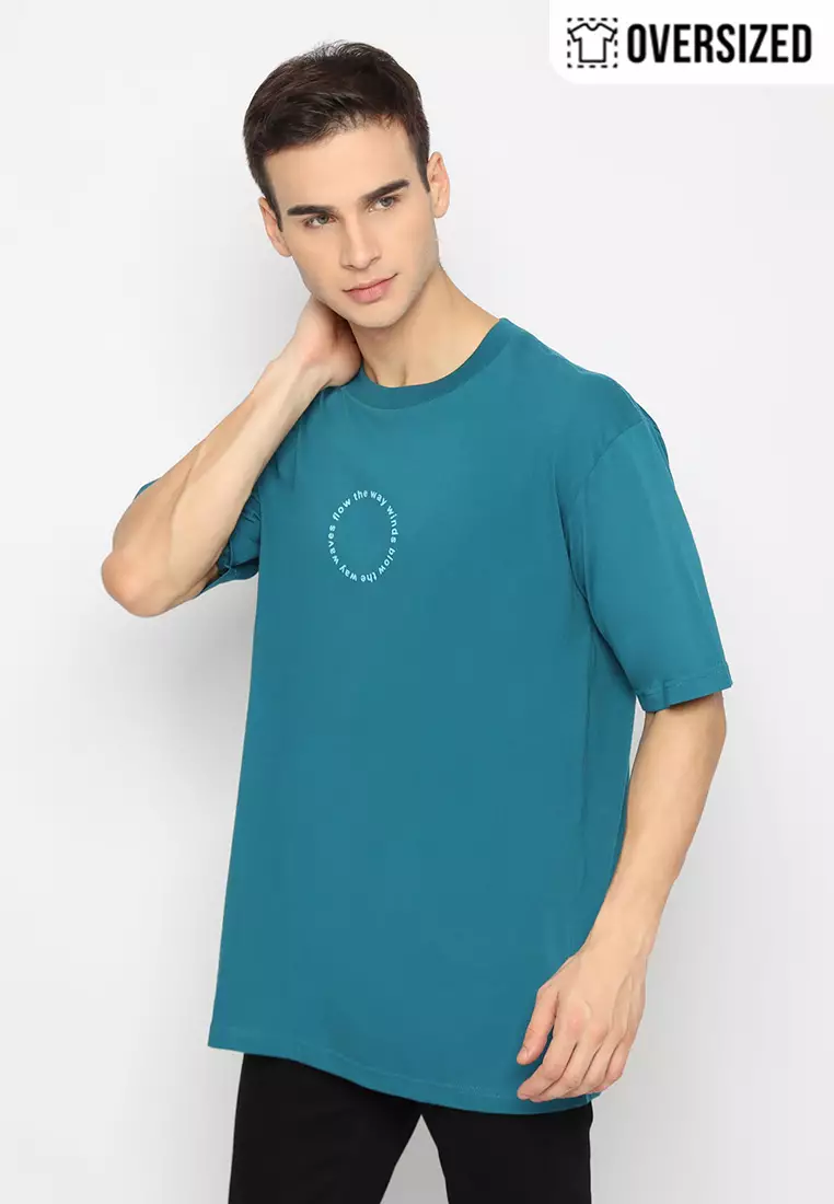 RBJ T-Shirt Cotton Combed Oversized Pria 2079250161