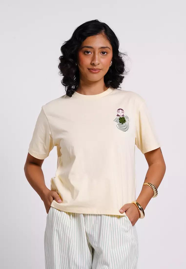 Archetype Summer Essentials Clover Short Sleeve Shirt Top