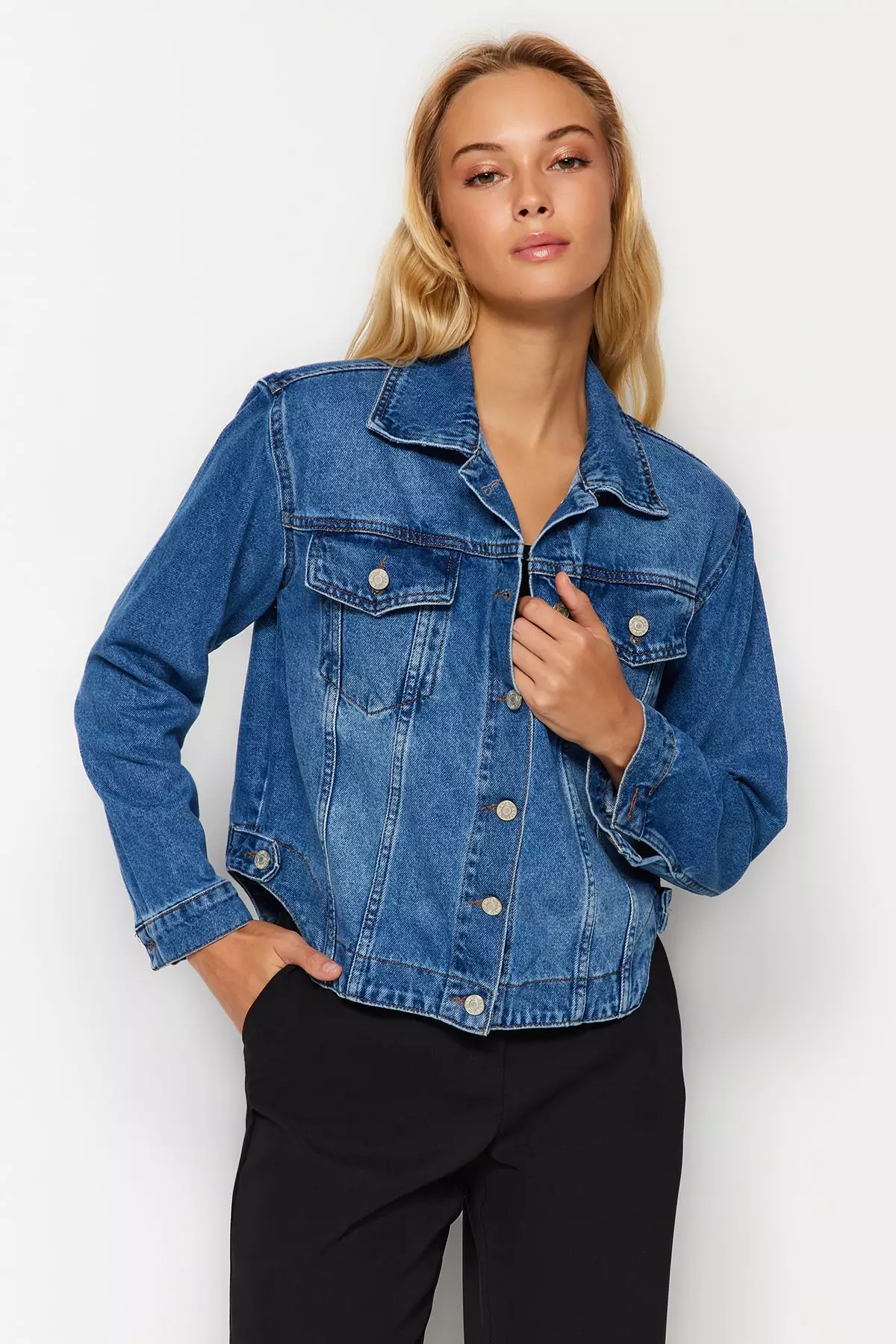 Cheap womens denim jacket hotsell
