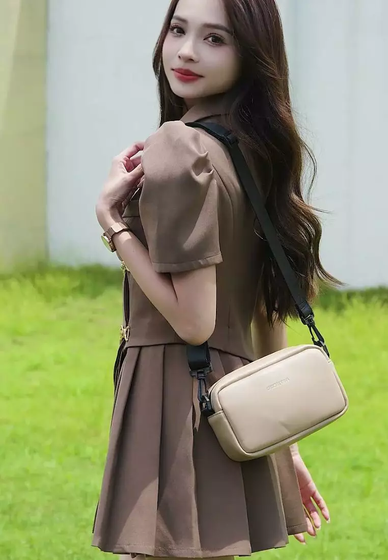 Women's Sling Bag / Crossbody Bag (Tas Selampang Wanita) - Merah Jambu