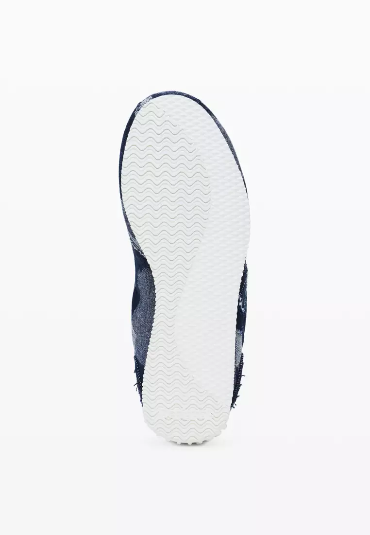 Patchwork denim sneaker