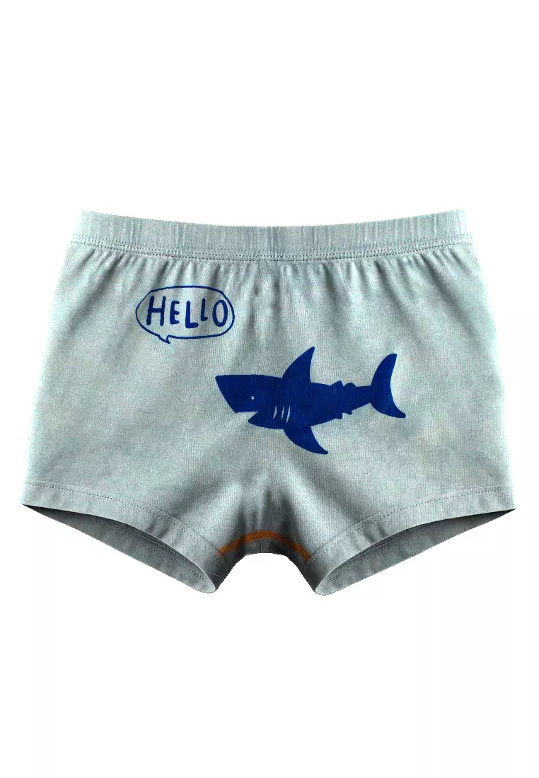Boys' Antimicrobial Cotton Boxer Brief 3 pieces in a pack UCBBG521