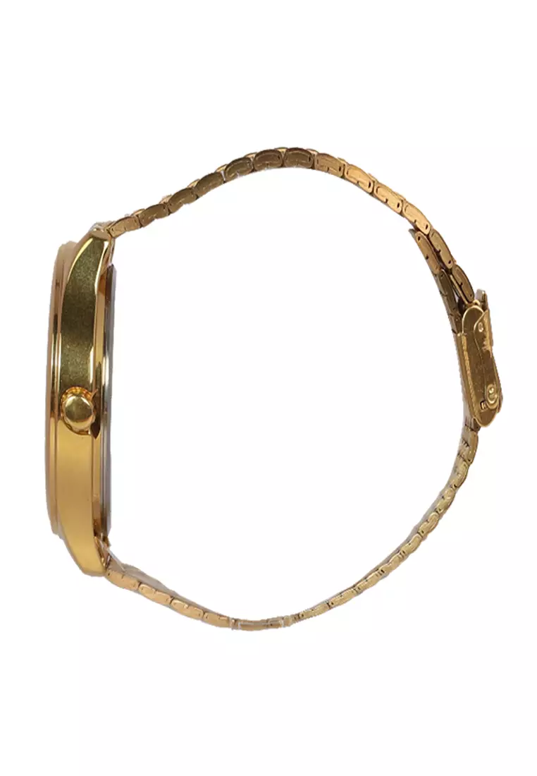 Timex Tg65-1 Series Gold Stainless Steel Analog Quartz Watch For Men TW00NTD32E