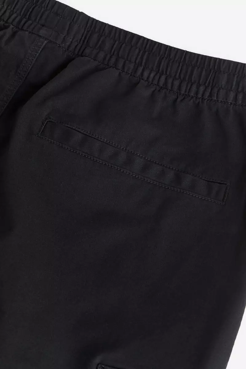 Relaxed Fit Cotton cargo joggers