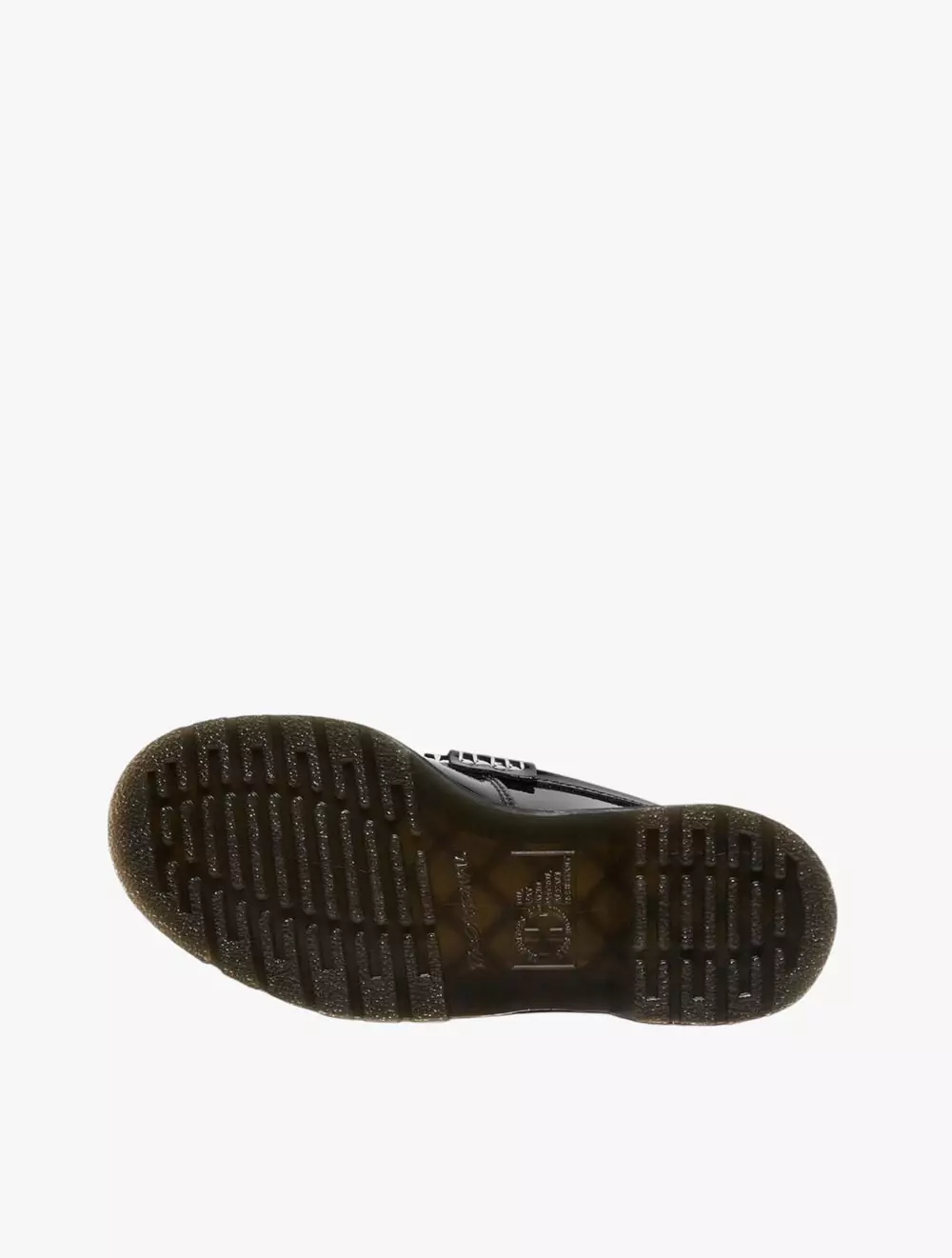 Dr. Martens Penton Heart Loafer Black White Patent Lamper Smooth