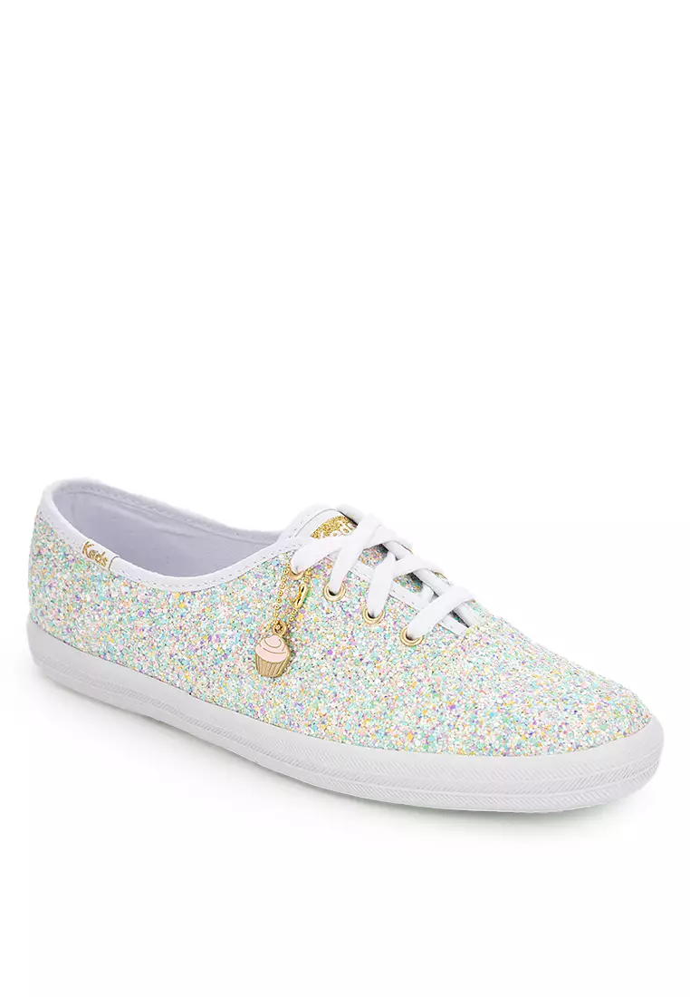 Discount on Keds  shoes - SKU: Champion Magnolia Bakery Mixed Glitter Sneakers