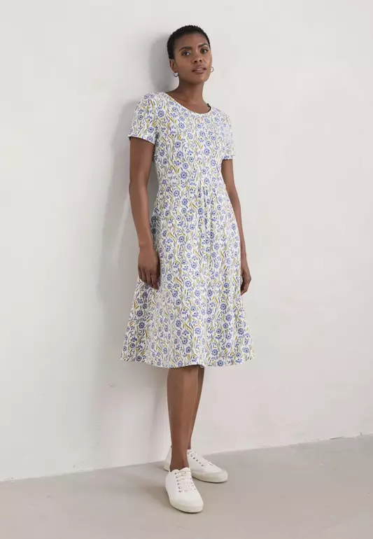 Seasalt Cornwall Petite Blue April Dress
