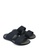 Louis Cuppers 黑色 Woven Slip On Sandals FDEC3SH9D12205GS_2