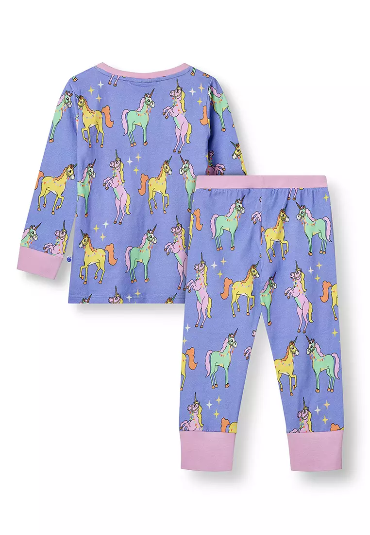 Nightwear set with unicorns