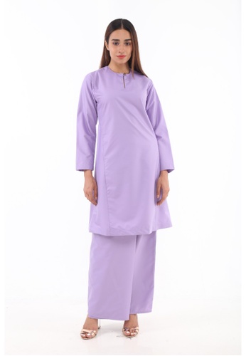 Baju Kurung Pahang Qirana from Amar Amran in Purple