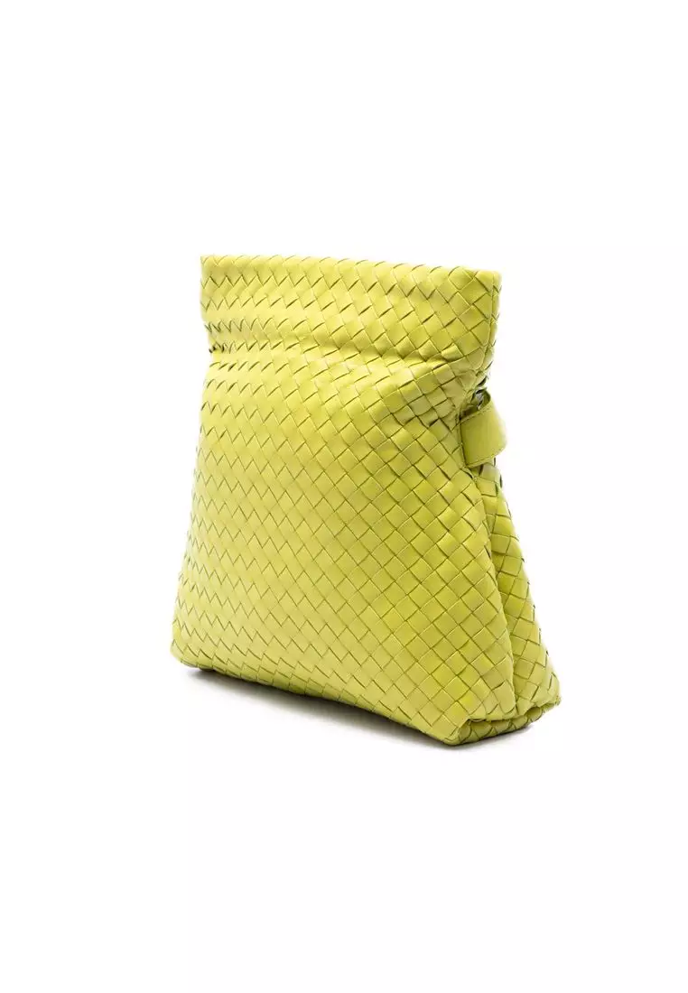 Pre-Loved Bottega Veneta Nappa Intrecciato Fold Crossbody