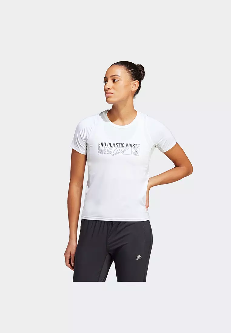 ADIDAS Adult FEMALE PARLEY RUN FAST RUNNING T SHIRT TEE 2024 Buy