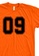 MRL Prints orange Number Shirt 09 T-Shirt Customized Jersey ED583AA2D24F46GS_2