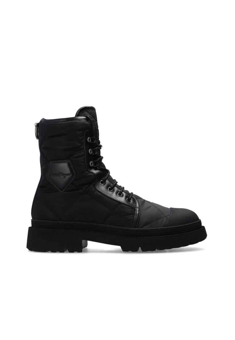 SALVATORE FERRAGAMO - Salvatore Ferragamo Rally Padded Boots - Black