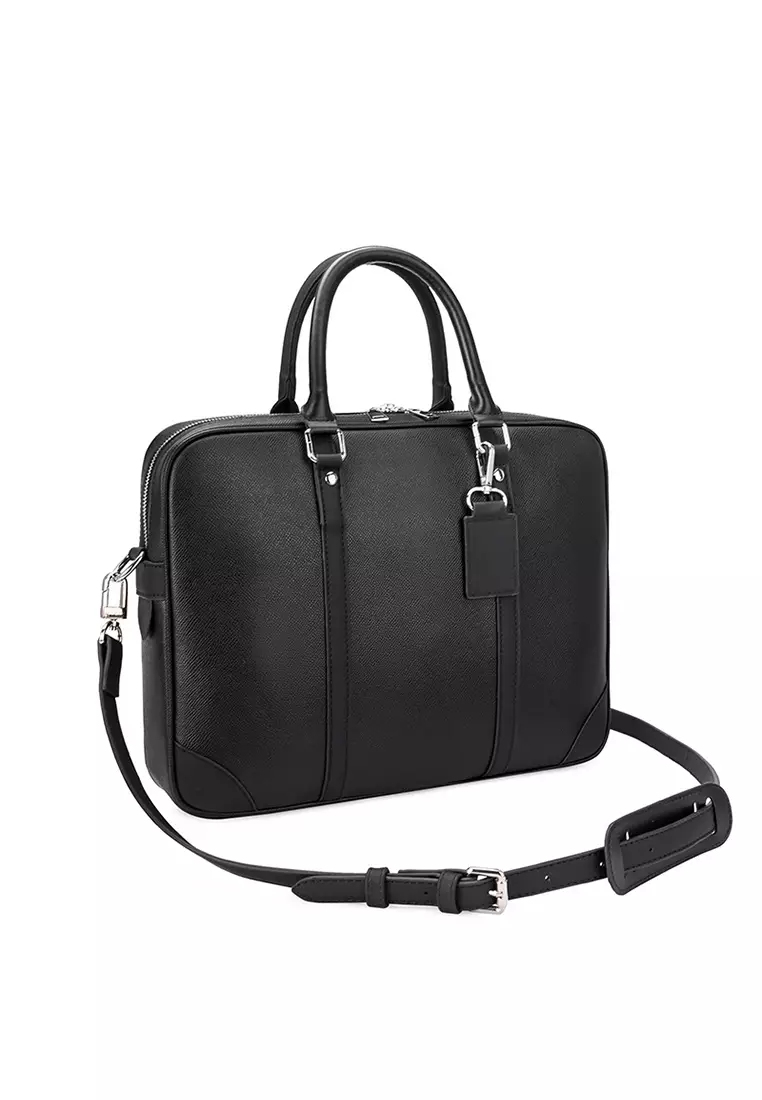 Buy AOKING Leather Business Laptop Briefcase Small Size 2024