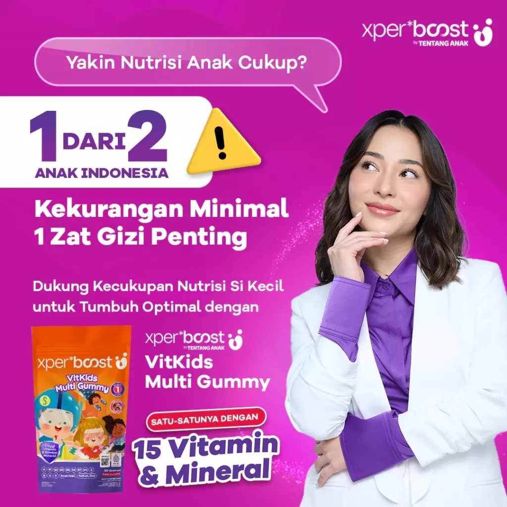 Expert Care Boost VitKids Gummy Multivitamin 30 pcs - Supplemen Vitamin & Mineral Anak
