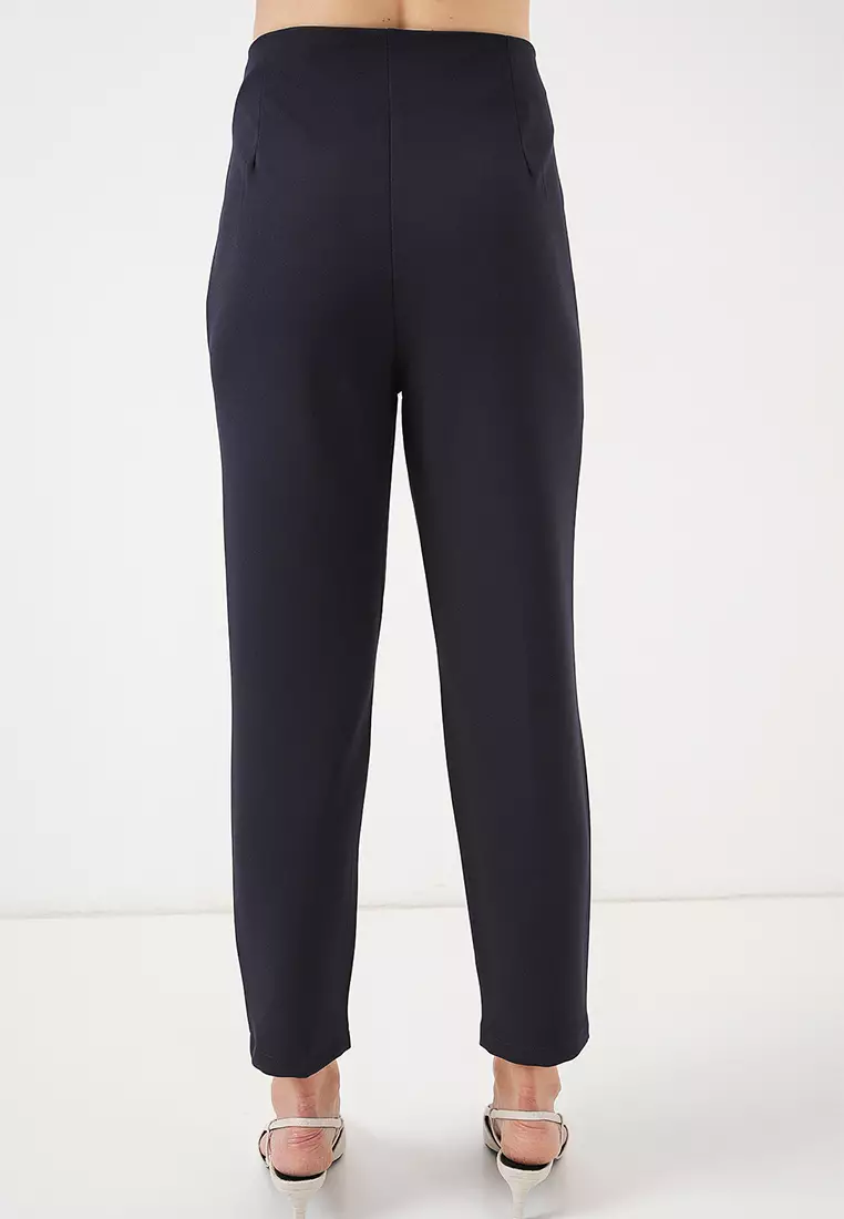 High Waist Ankle Trousers
