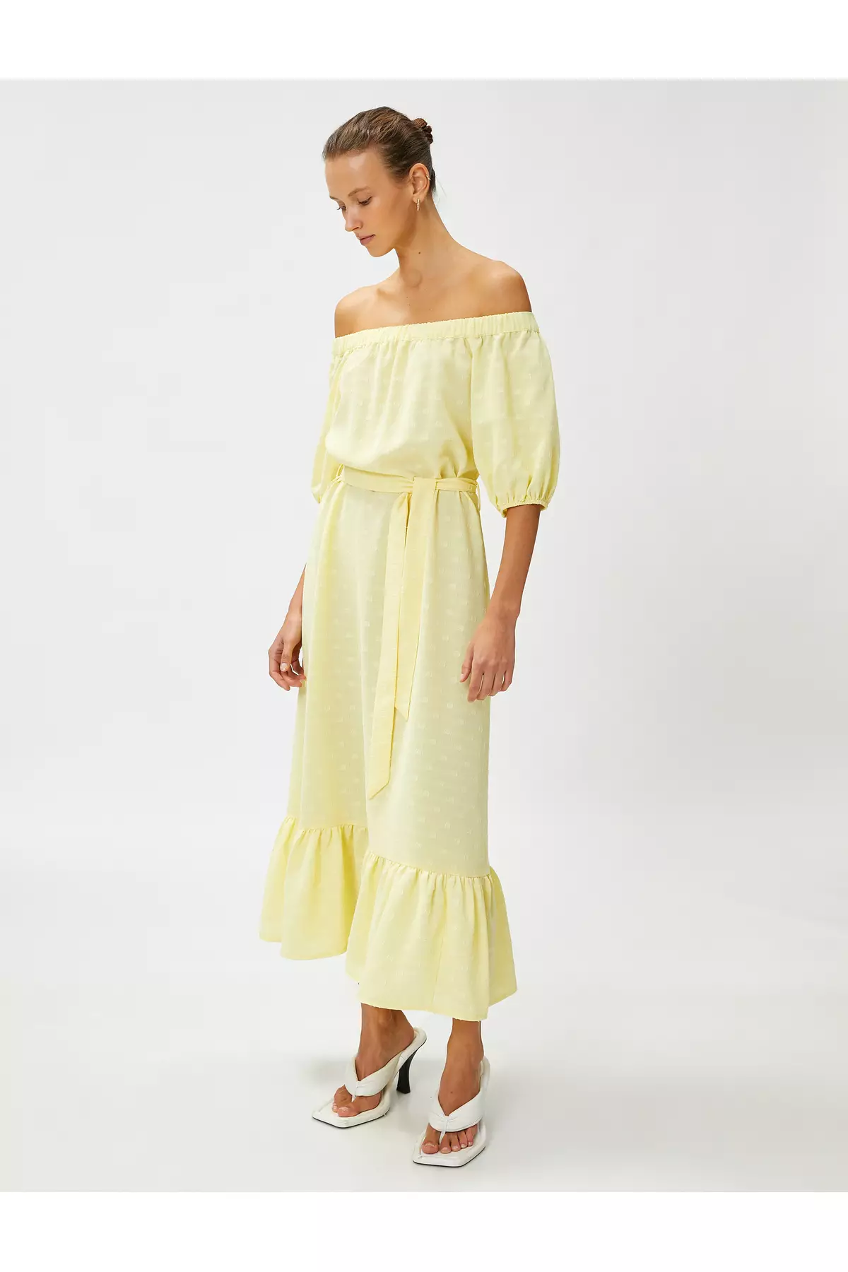 Tory burch off shoulder dress on sale