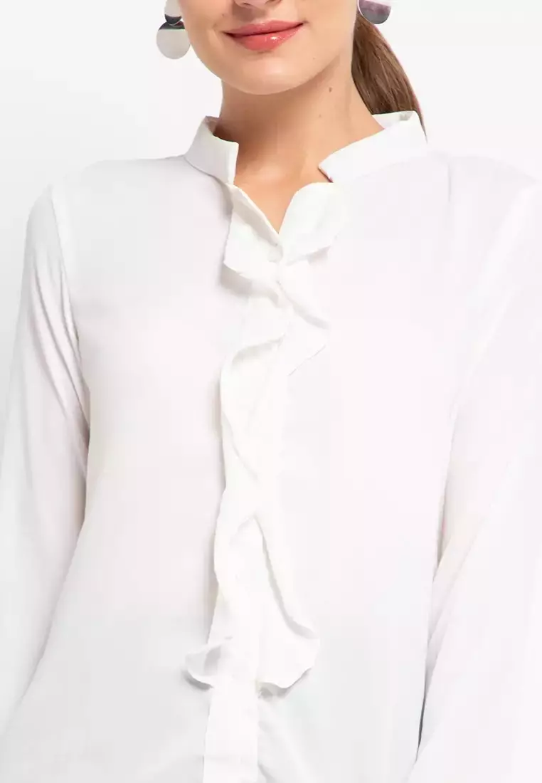 Chanira Samira Blouse-White