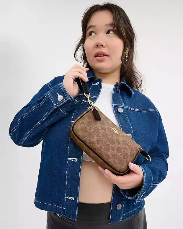 Nolita 19 In Signature Canvas Gold/Tan/Brown