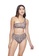 Ozero Swimwear brown LADOGA Bikini Top in Russian Summer Print/Mocha 02B02USEC6111CGS_1