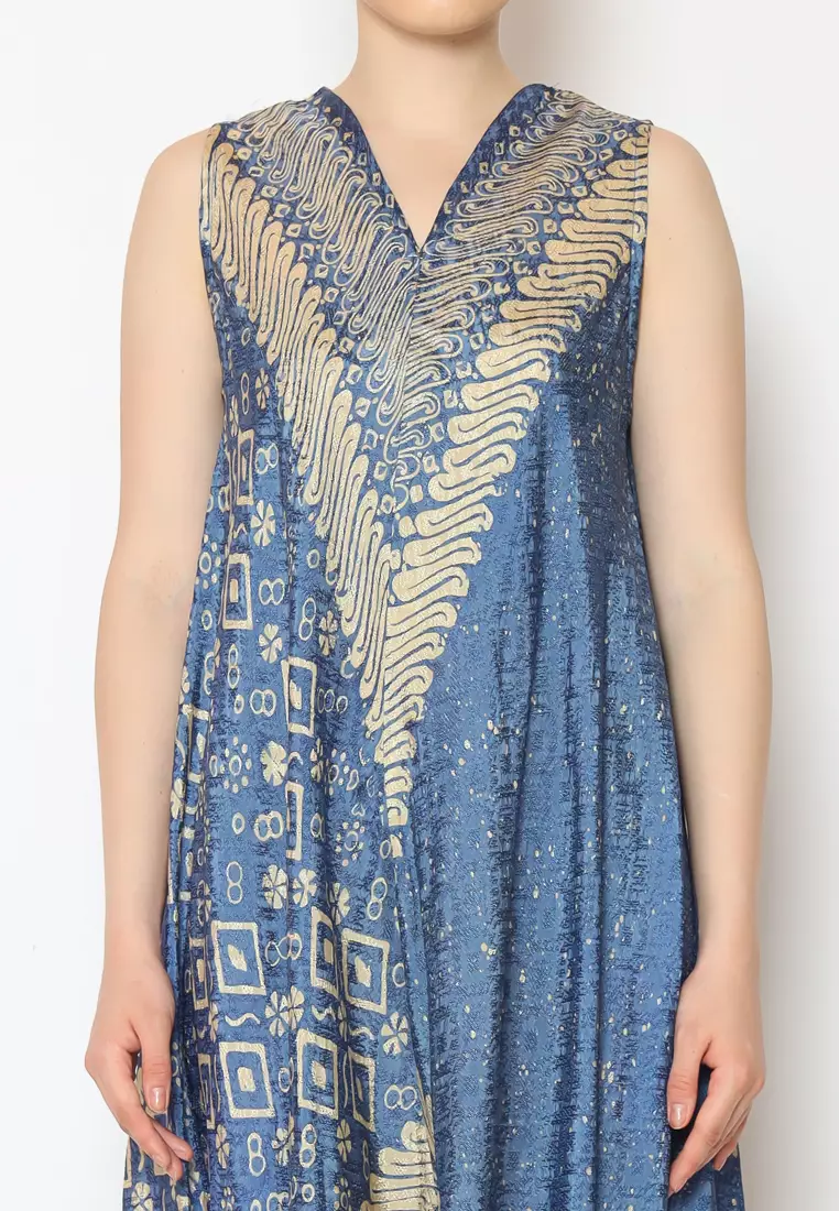 RINJANIE AVON - DRESS KAIT 4 SISI BATIK PARANG WAJIK - BATIK CAP - BATIK KONDANGAN