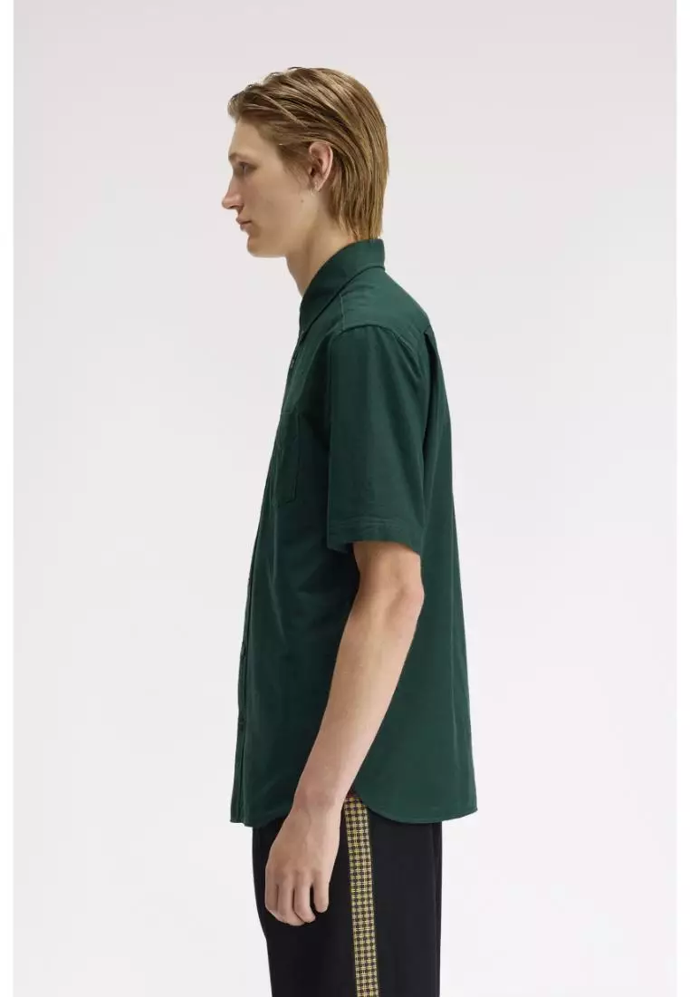 Fred Perry M8730 Short-Sleeve Oxford Shirt (Grassroots)