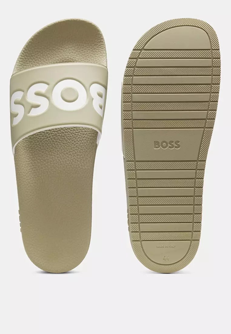 Large Logo Slide Sandals - BOSS Business