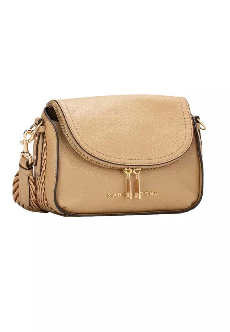 The Groove Leather Mini Messenger Bag Iced Coffee 4S4HMS004H01