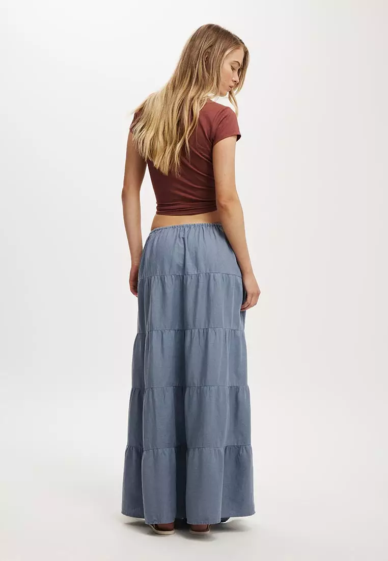 Haven Multi Tiered Maxi Skirt