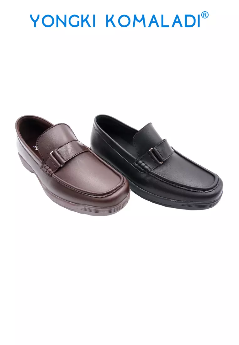 YONGKI KOMALADI ARNON SEPATU CASUAL PRIA OL-AD1305-BE COFFEE