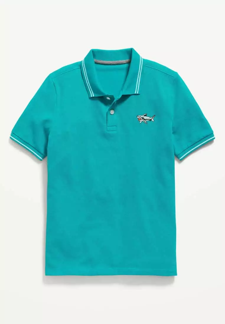 Buy Old Navy School Uniform Pique Polo Shirt for Boys 2025 Online