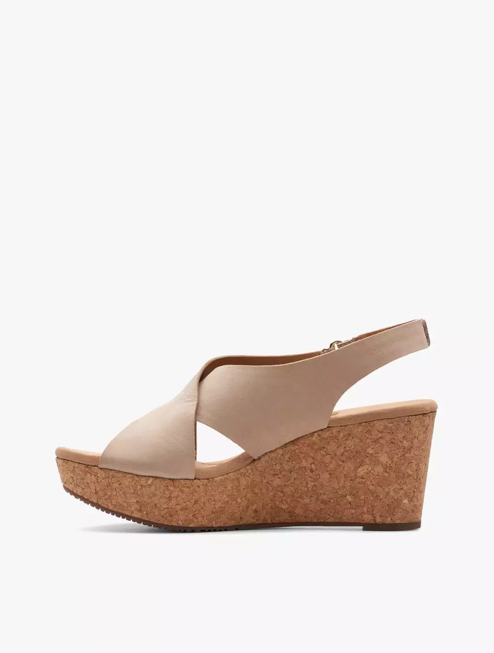 Jual Clarks Clarks Annadel Eirwyn Women s Wedges Sand Nubuck