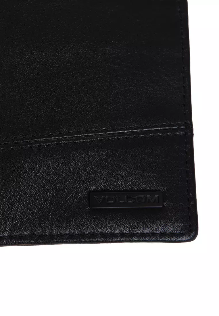 MLW SHIFTER STONE LEATHER WALLET BLACK