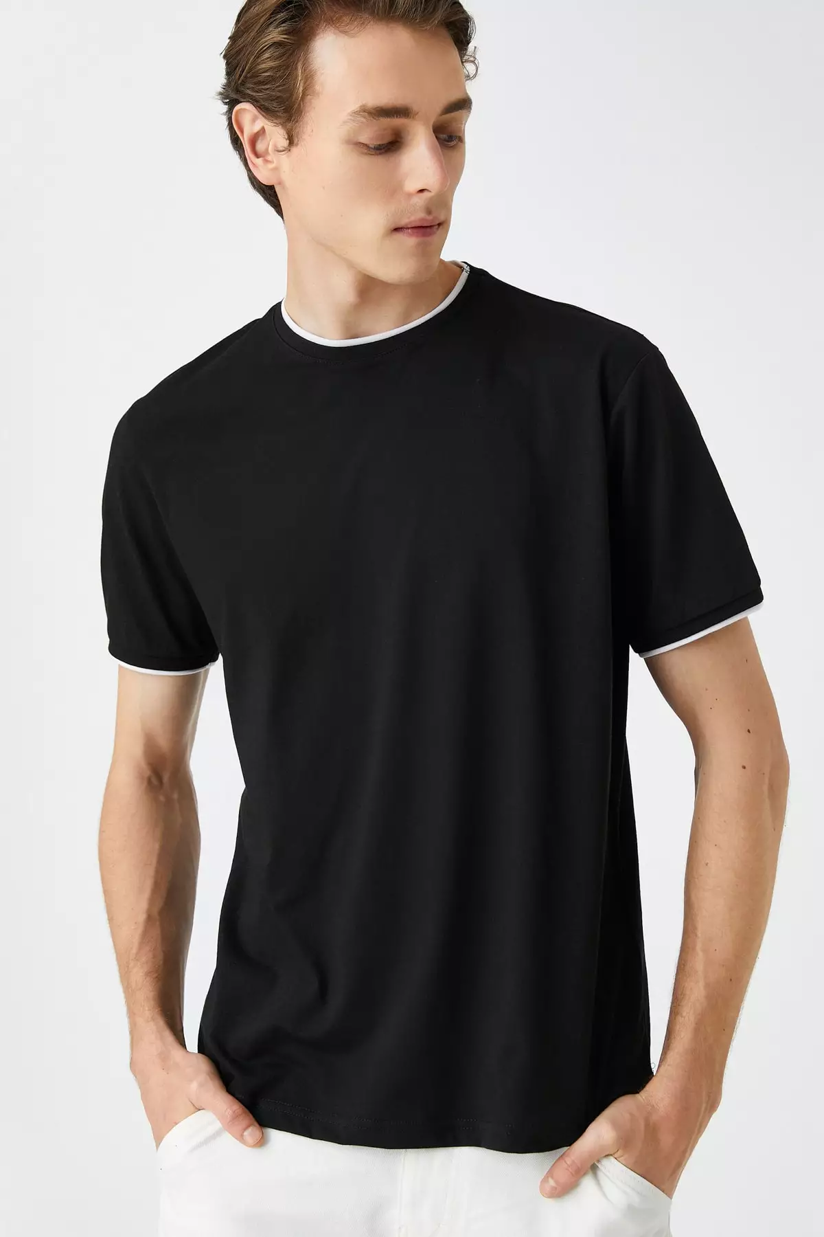 Buy KOTON Plain Basic T-Shirt 2024 Online | ZALORA Singapore