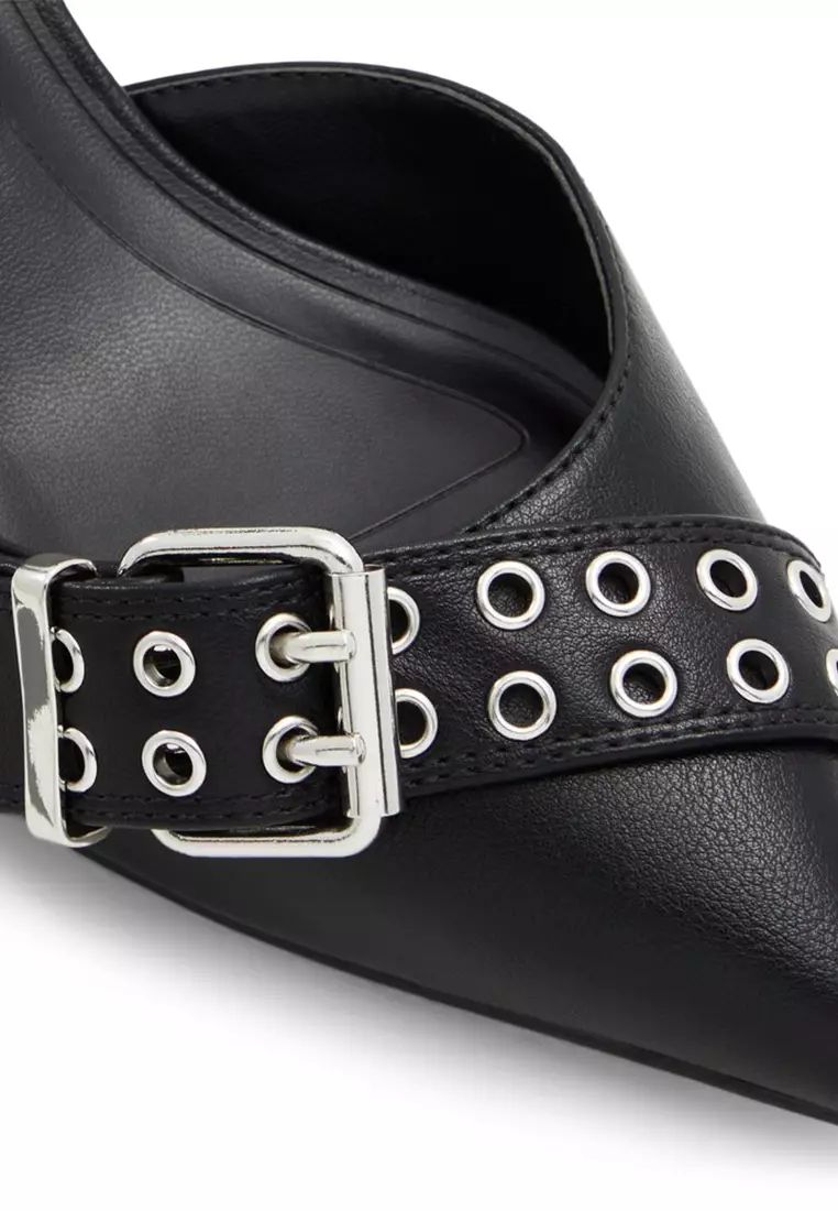 Rumour Slingback Buckle Block Heels