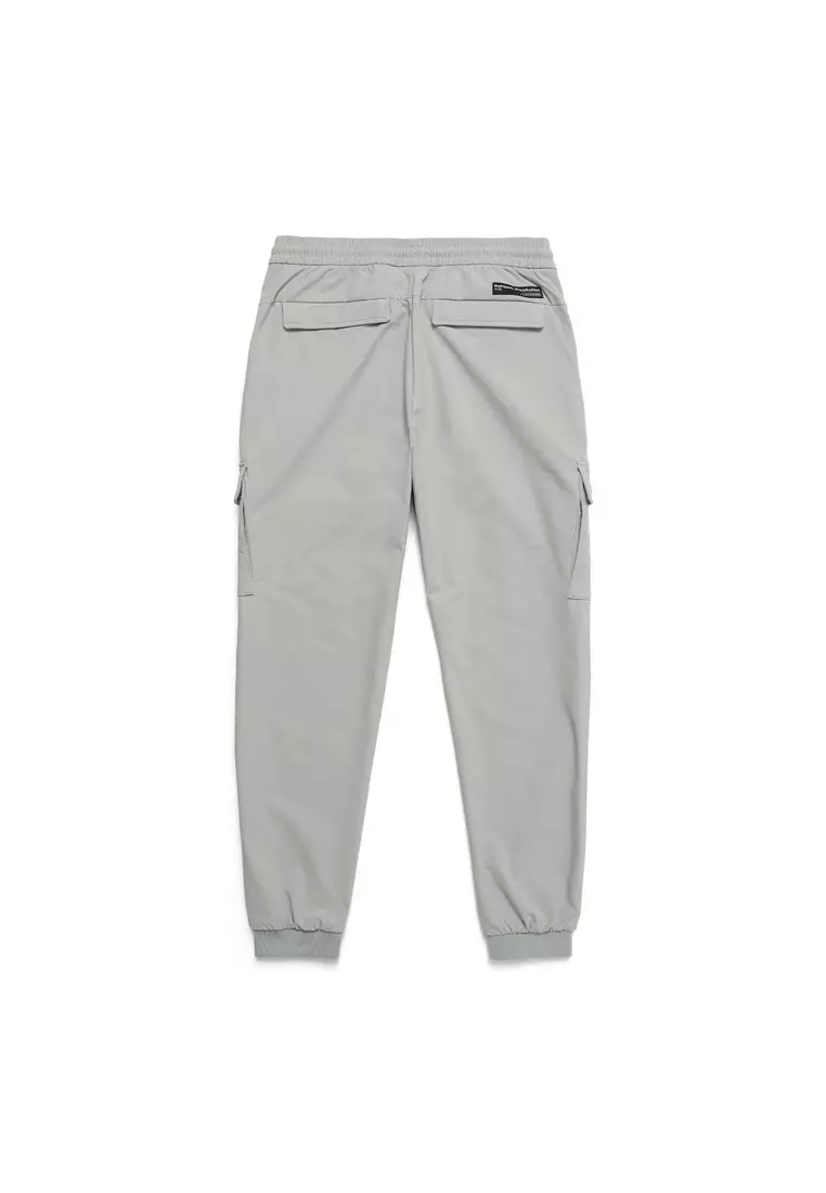 女裝ARCHELON梭織彈性運動束腳長褲