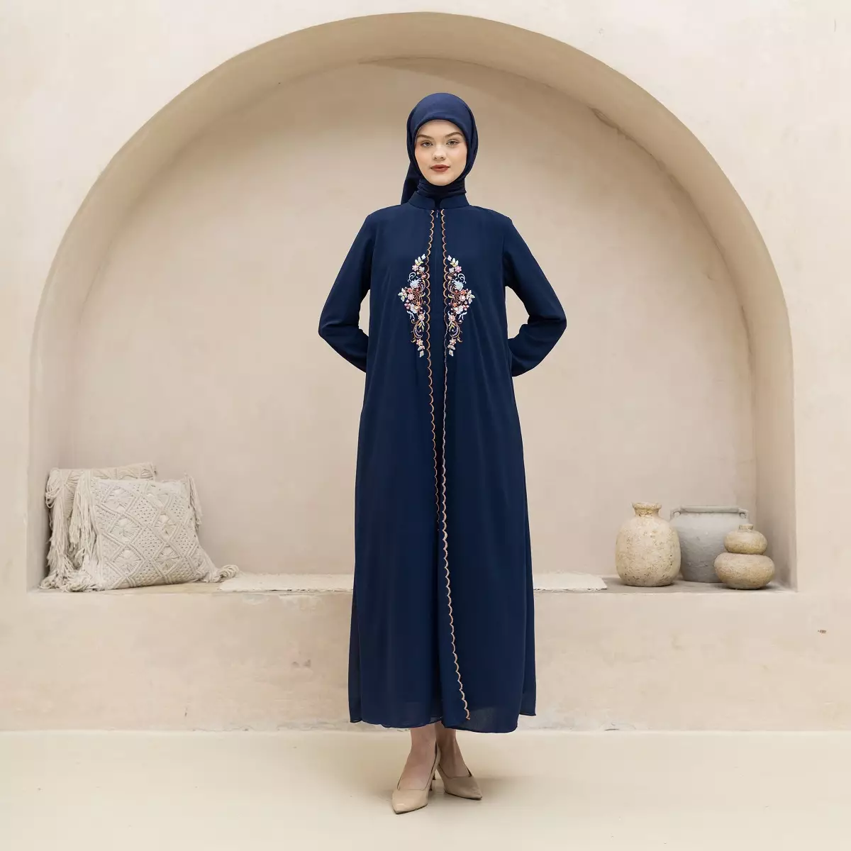 EPC Gamis Tiffany Royale - Navy - Embroidery Collection