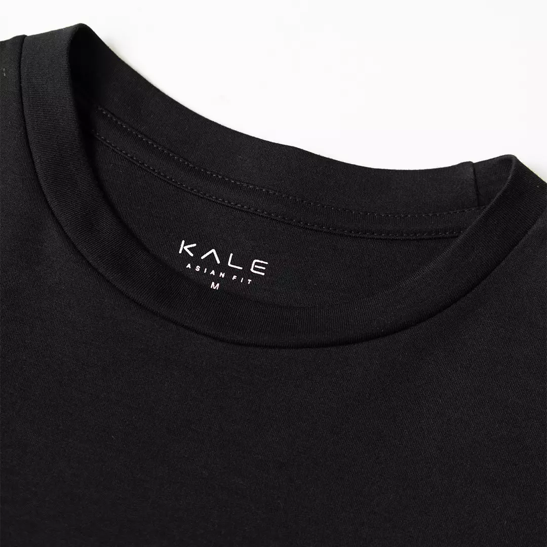 Kale JUNO BLACK/ Cotton Cloudy / Atasan Kaos Pria / Kaos Basic Pria