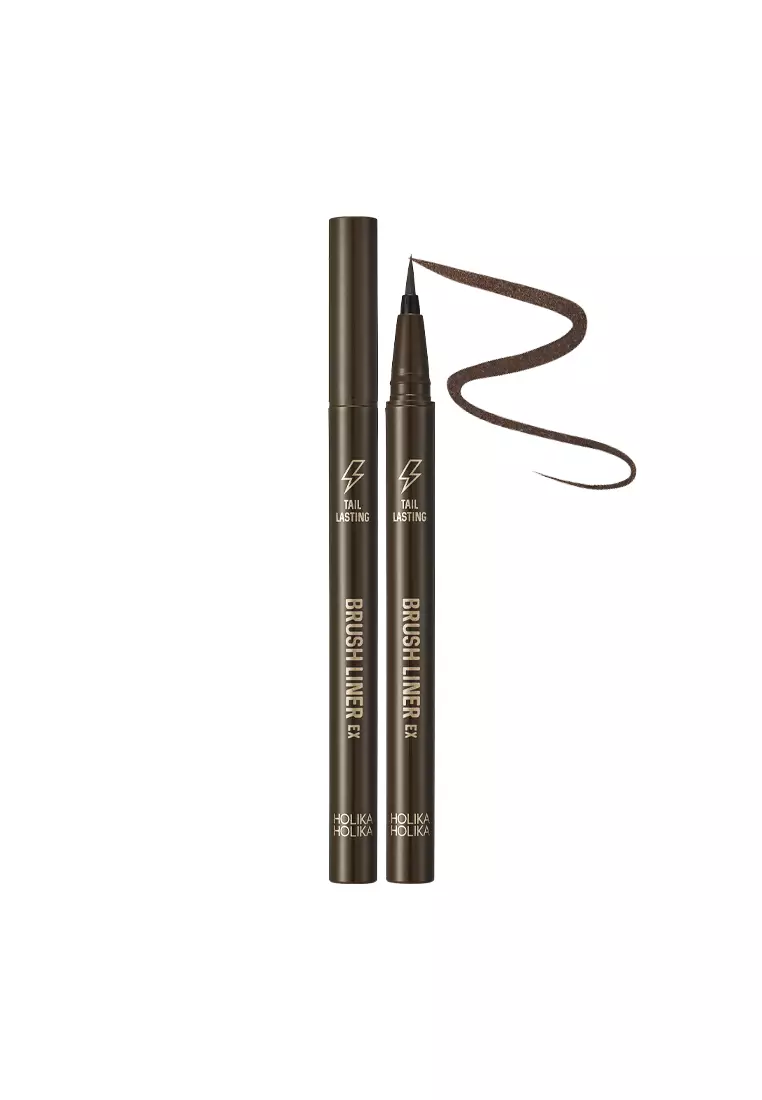Holika Holika Tail Lasting Brush Liner EX - 02 Dark Brown
